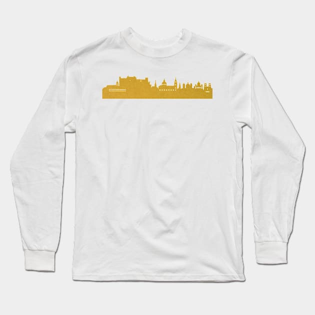 Golden Salzburg Long Sleeve T-Shirt by 44spaces